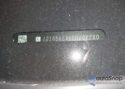 2012 Chevrolet Volt из США, поврежденный, VIN 1G1RB6E46CU102280